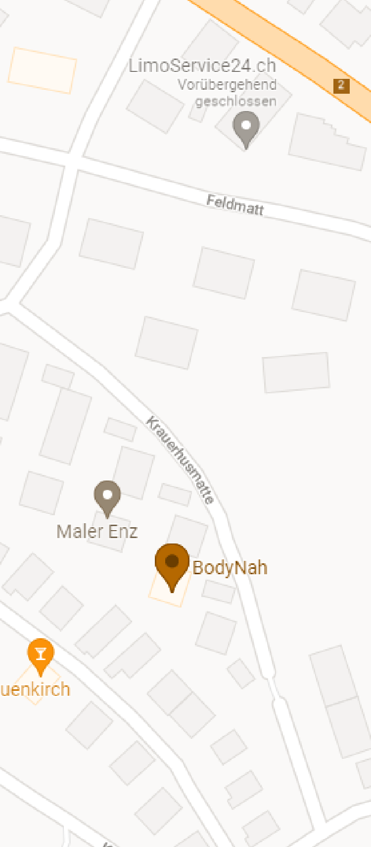 Karte des BodyNah Standortes